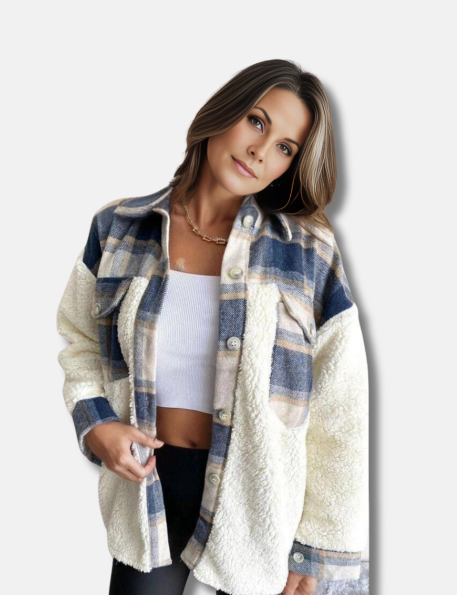 Nikkie Fleecejas | Hippe jas met patchwork-ontwerp
