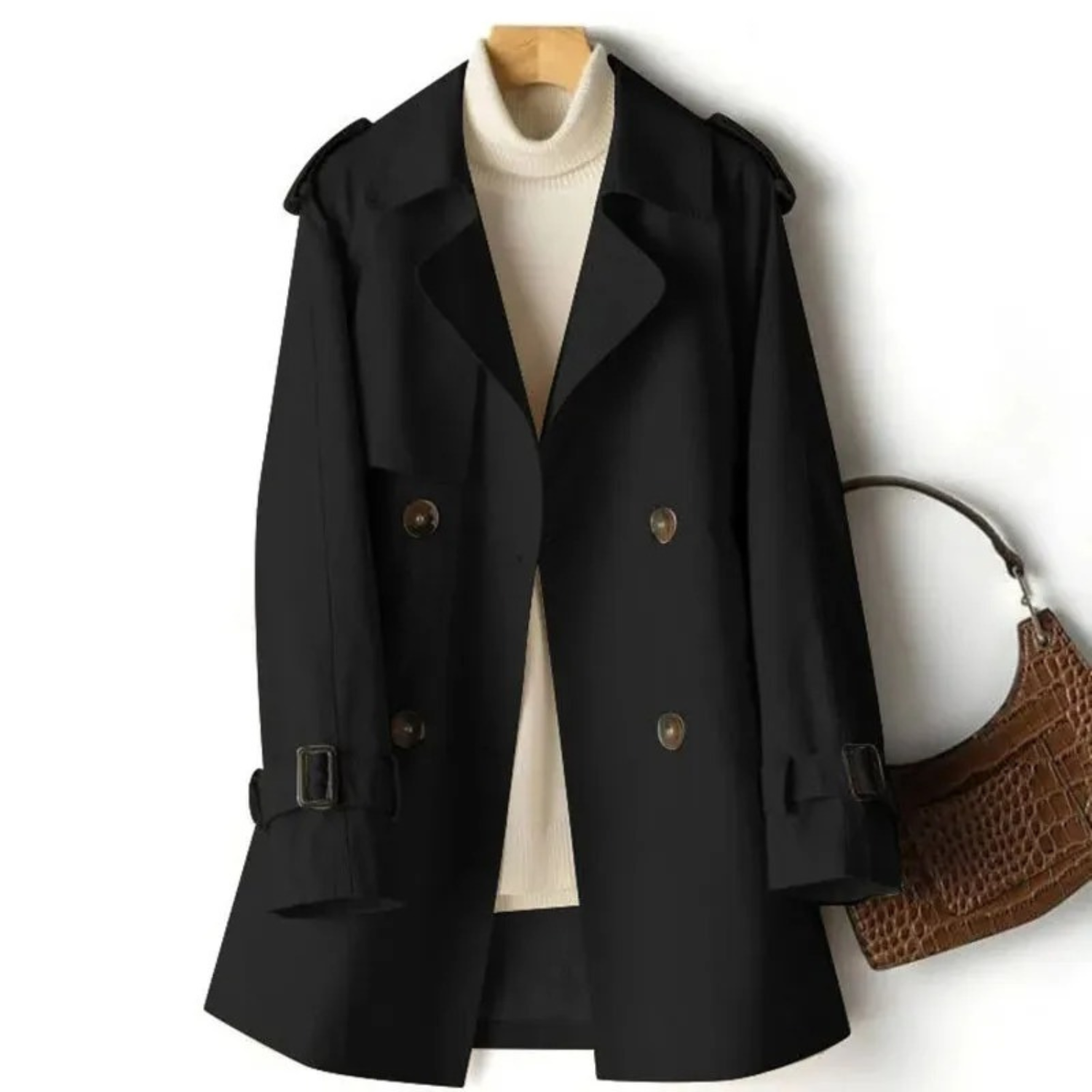 Mheanne - Casual Dames Trenchcoat