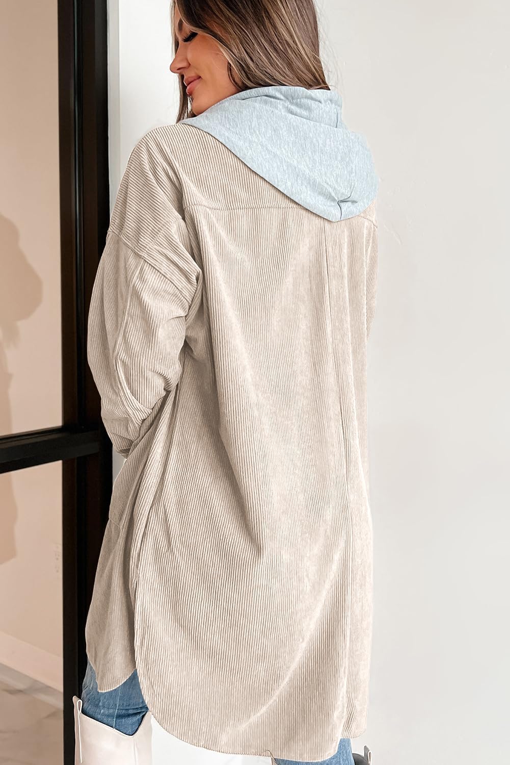 Nineve - Oversized Corduroy Jas