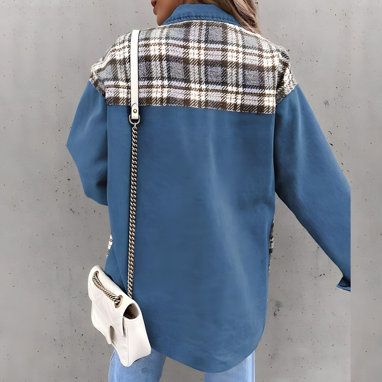 Mika Geruite jas | Trendy oversized geruite jas voor dames