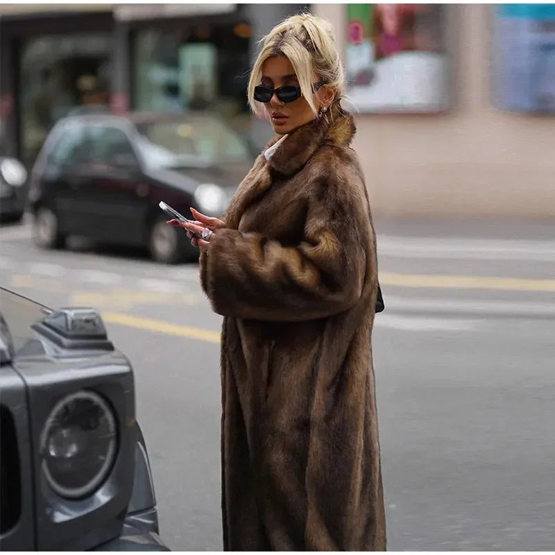 Tammy - Fluffy Winter Trenchcoat