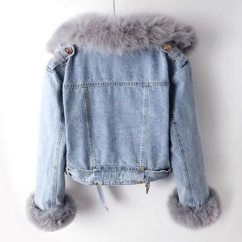 Marline - Denim Warme Jas