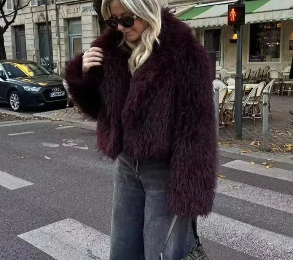 Madalyn - Chic Fluffy Jacket