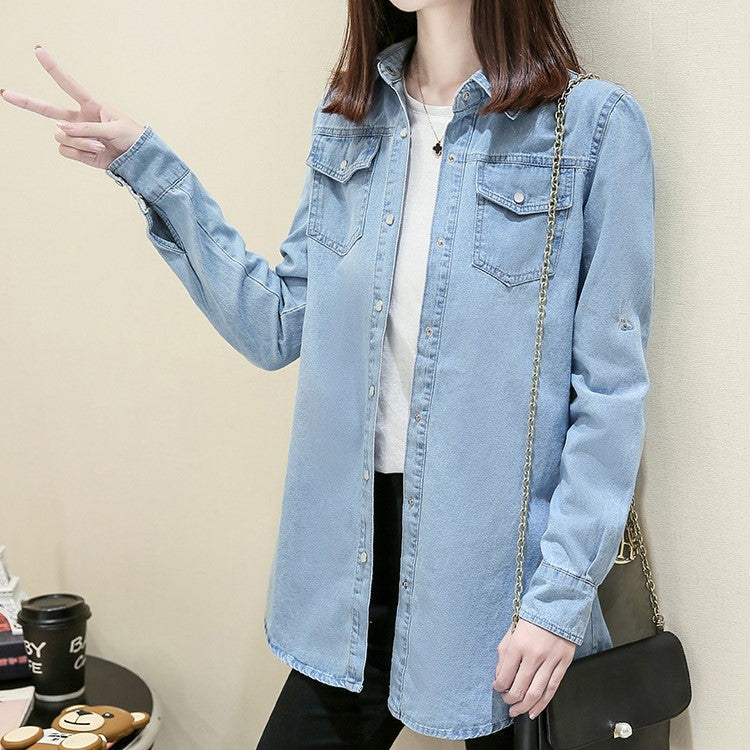 Kristianna - Lange Denim Jas