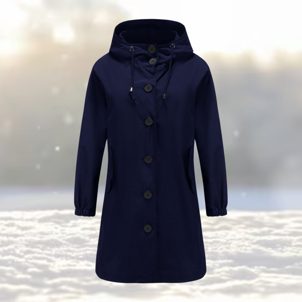 Mitzie - Trenchcoat met Capuchon