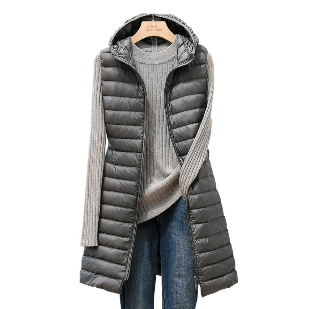 Yedda - Lang Gewatteerd Vest