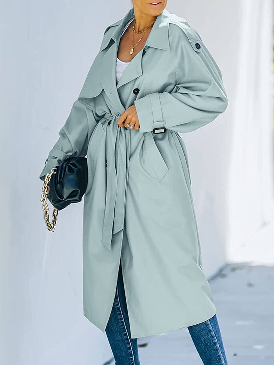 Lange trenchcoat - Amelia