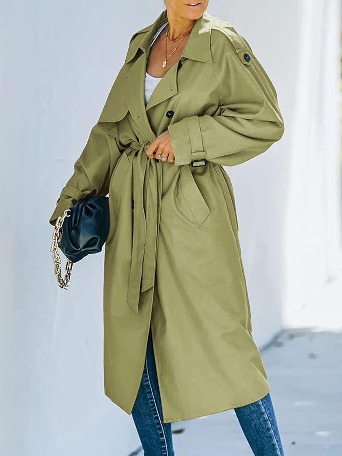 Lange trenchcoat - Amelia