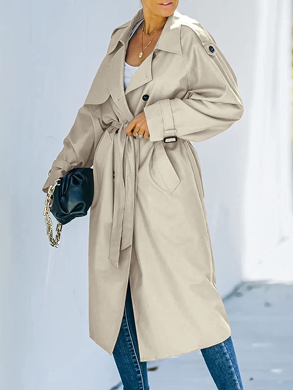 Lange trenchcoat - Amelia