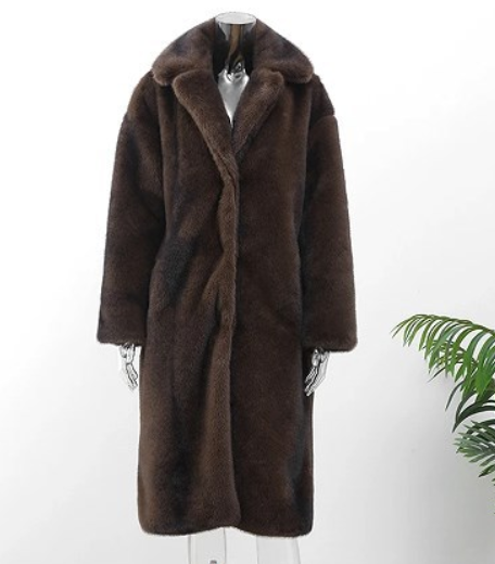 Tammy - Fluffy Winter Trenchcoat