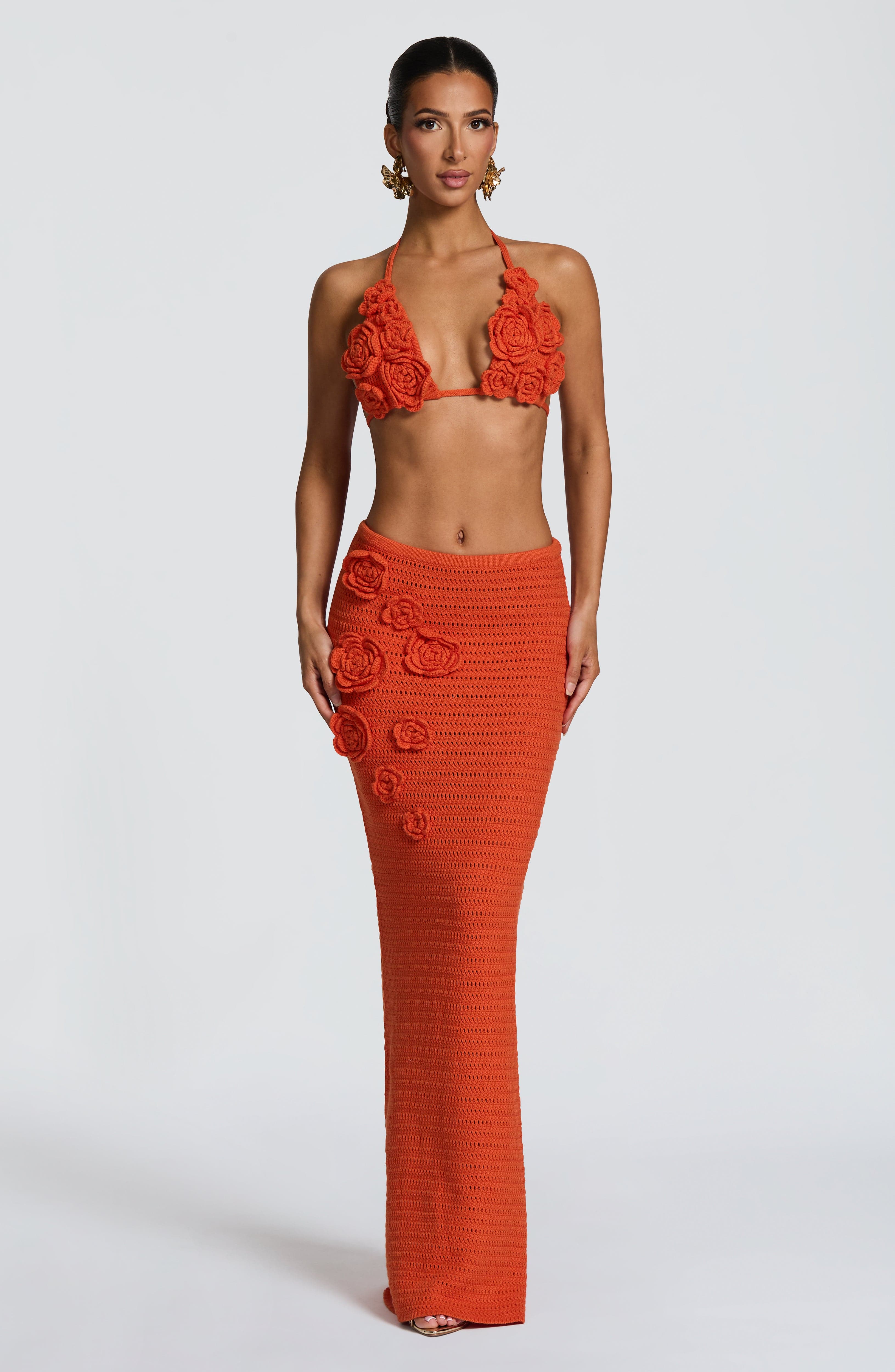 Nerida Maxi Skirt - Oranje