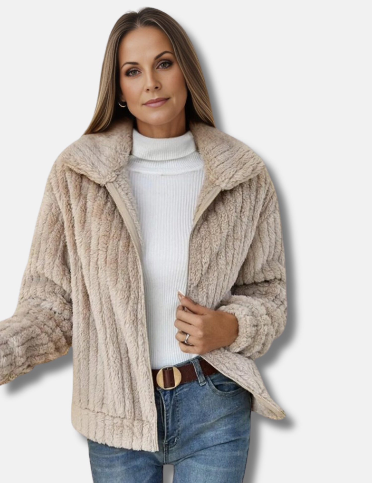 Merel Fleecejas | Elegante Warme Jas met Fleece voor Dames