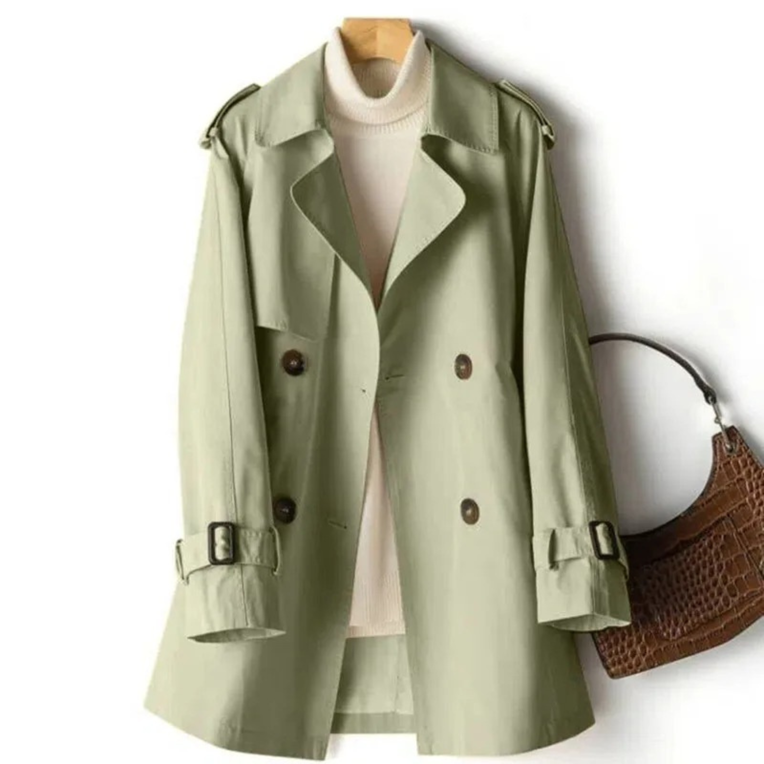 Mheanne - Casual Dames Trenchcoat