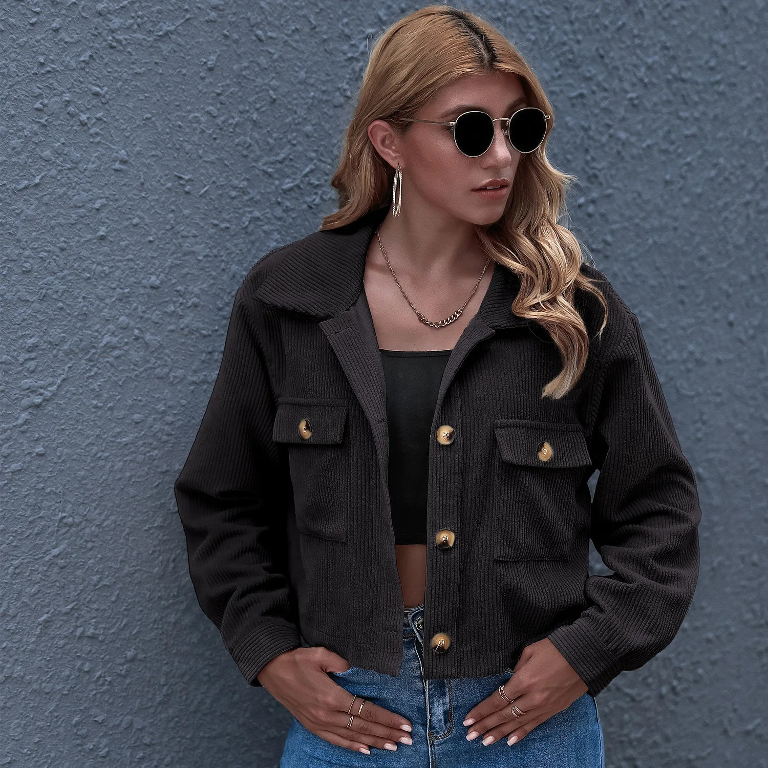 Marivella - Trendy Corduroy Jas
