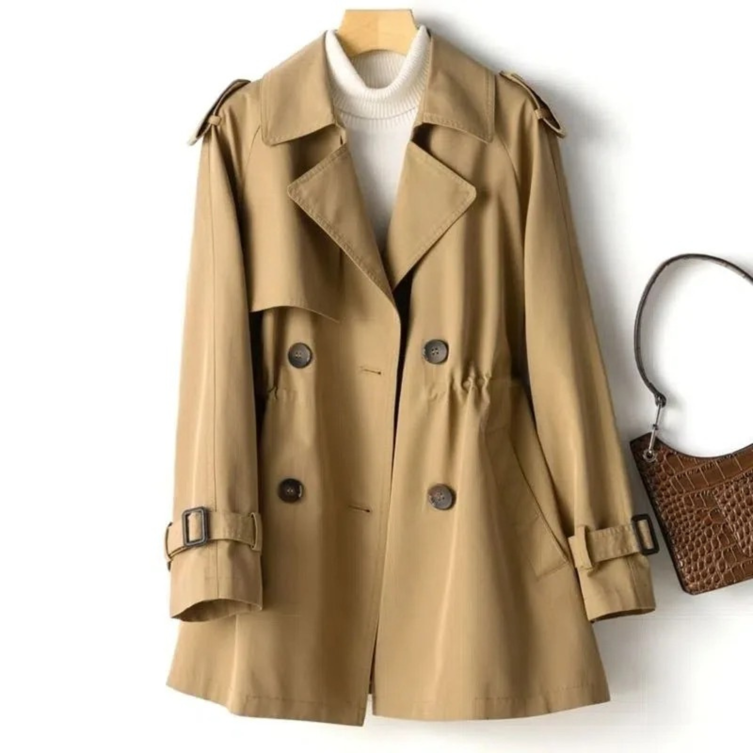 Mheanne - Casual Dames Trenchcoat