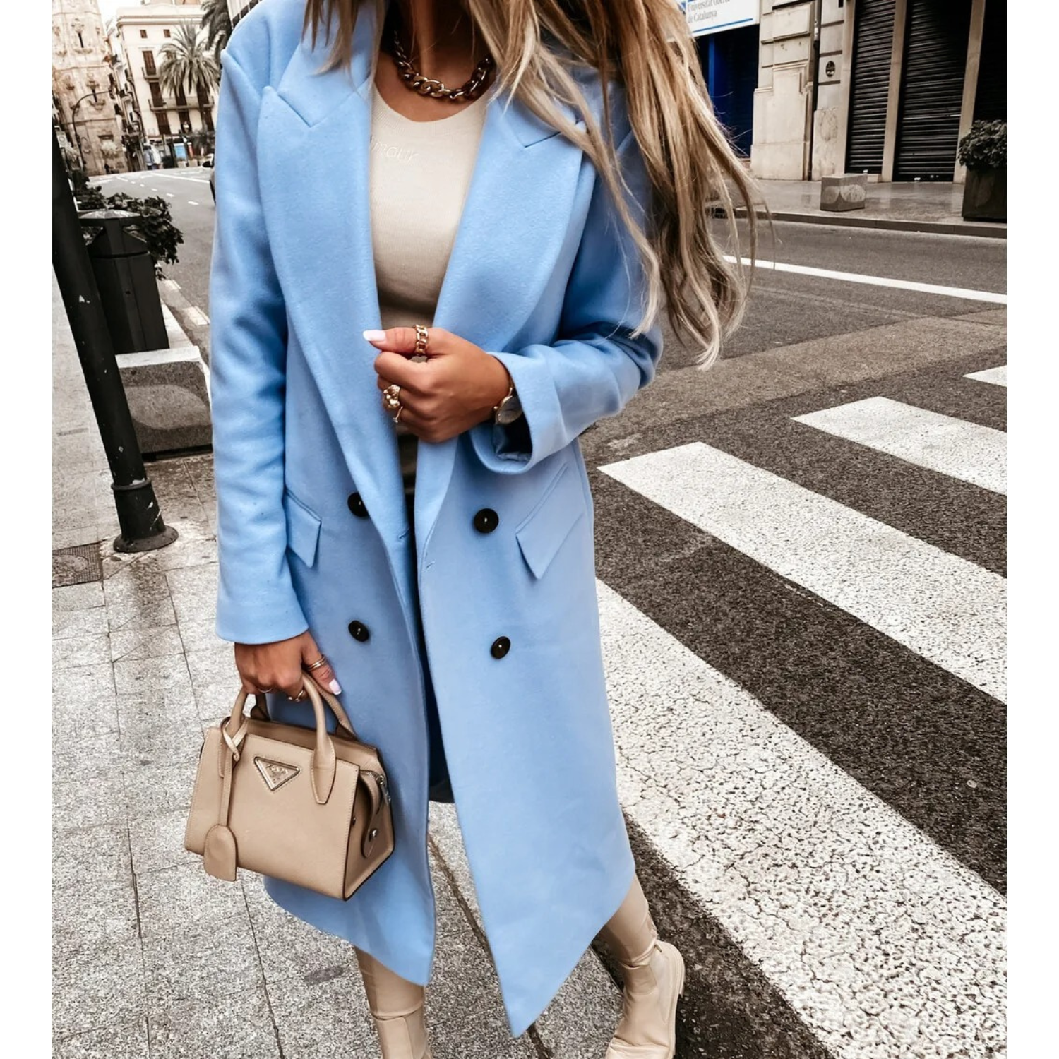 Eileen - stijlvolle vintage oversized trenchcoat