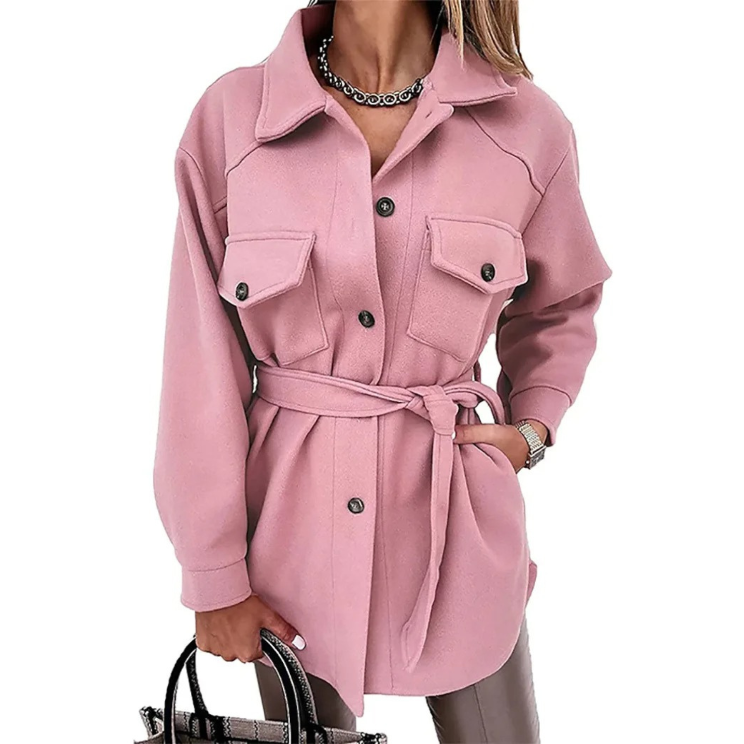 Samira - casual vintage jack met zakken