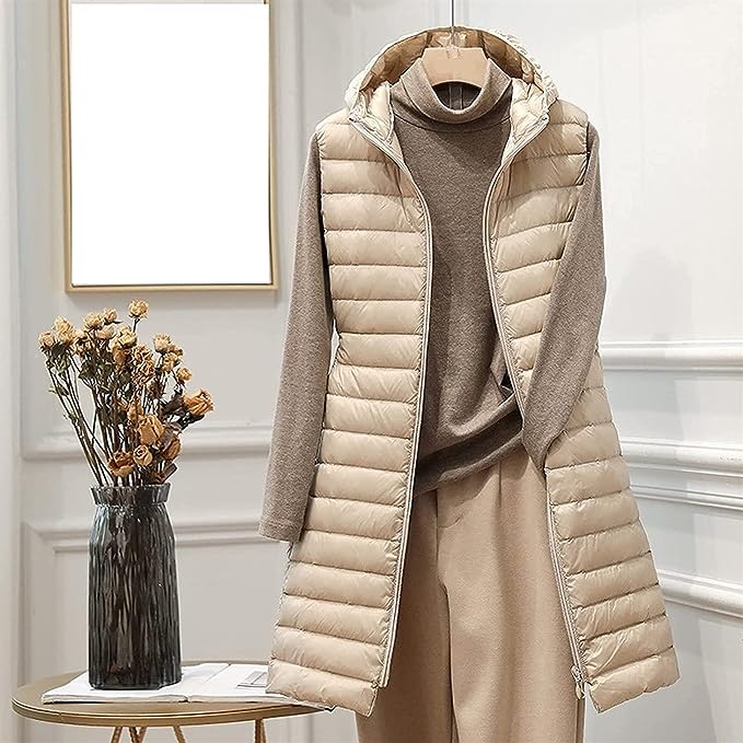 Yedda - Lang Gewatteerd Vest