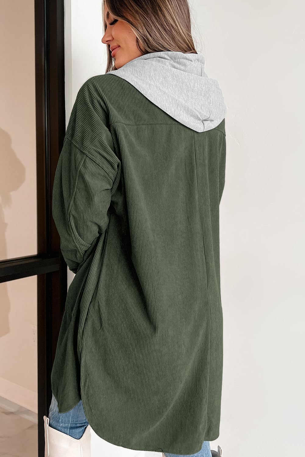 Nineve - Oversized Corduroy Jas
