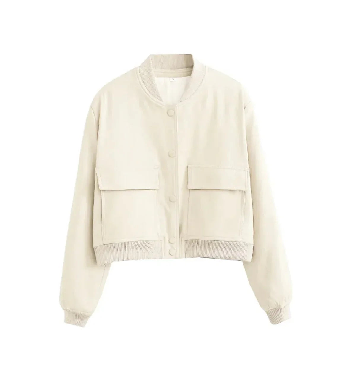Avery - Stijlvol Cropped Bomberjack voor Vrouwen