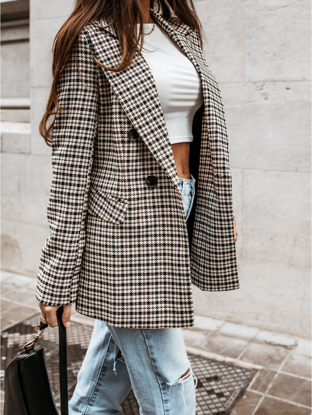 Kiara - Geruite blazer
