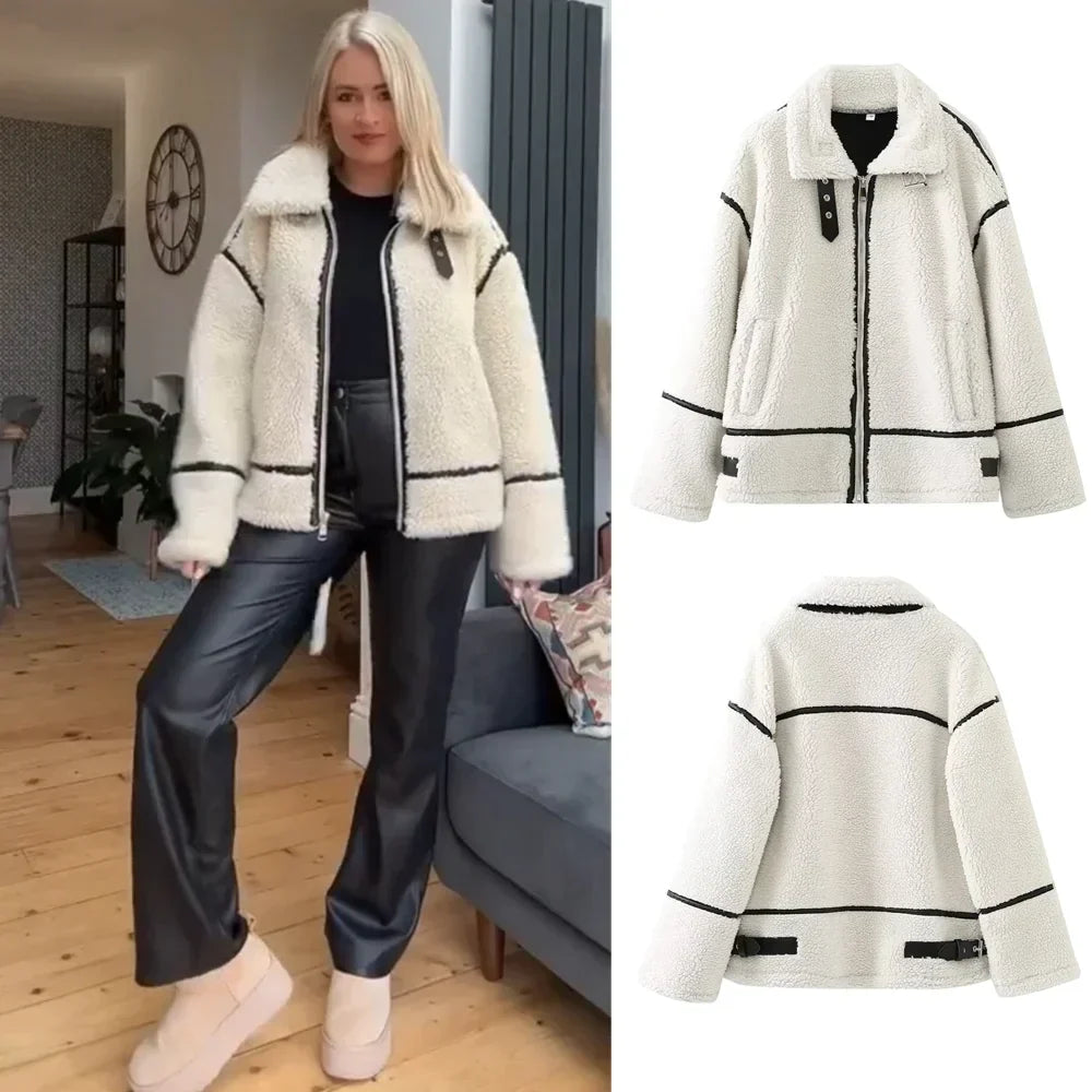 Jimena - Casual Warme Bontjas