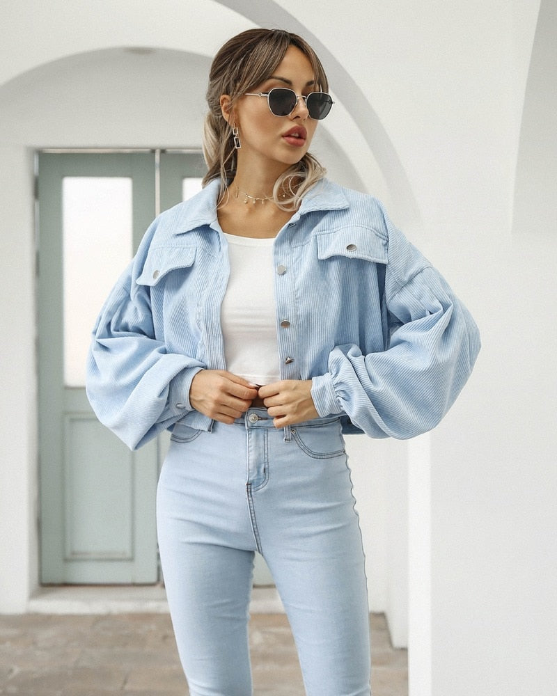 Cordelia | Stylish Corduroy Jacket voor vrouwen