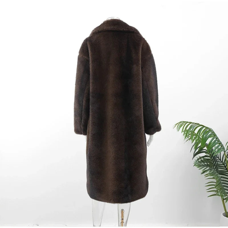 Tammy - Fluffy Winter Trenchcoat