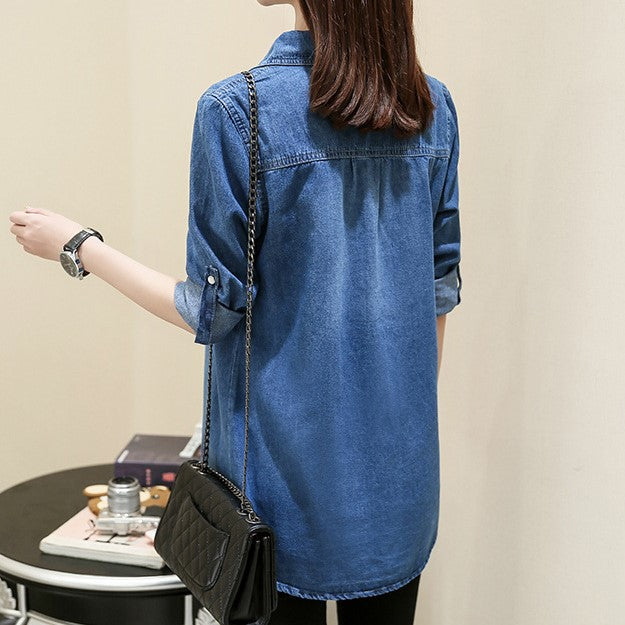 Kristianna - Lange Denim Jas