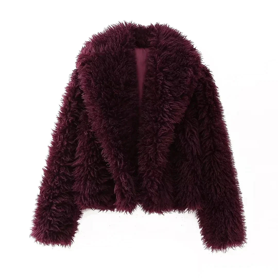 Madalyn - Chic Fluffy Jacket