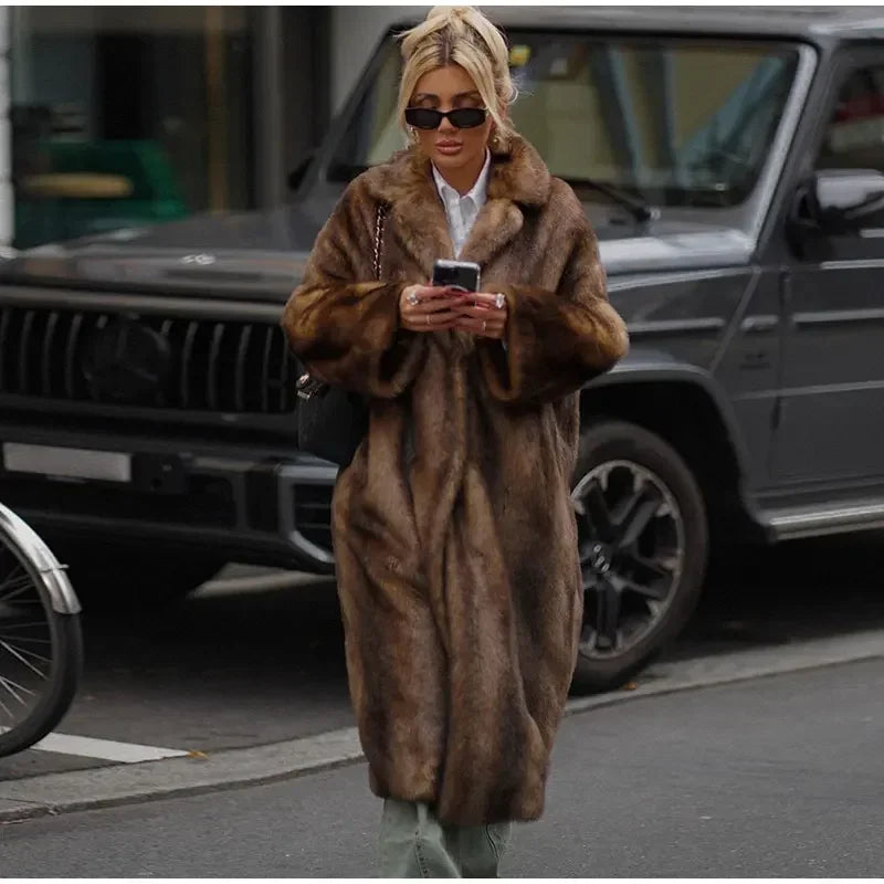 Tammy - Fluffy Winter Trenchcoat