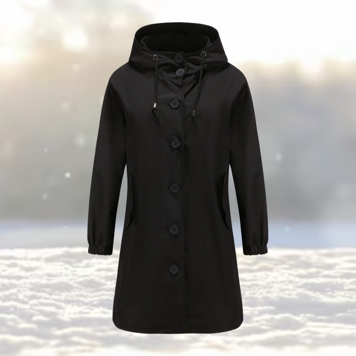 Mitzie - Trenchcoat met Capuchon