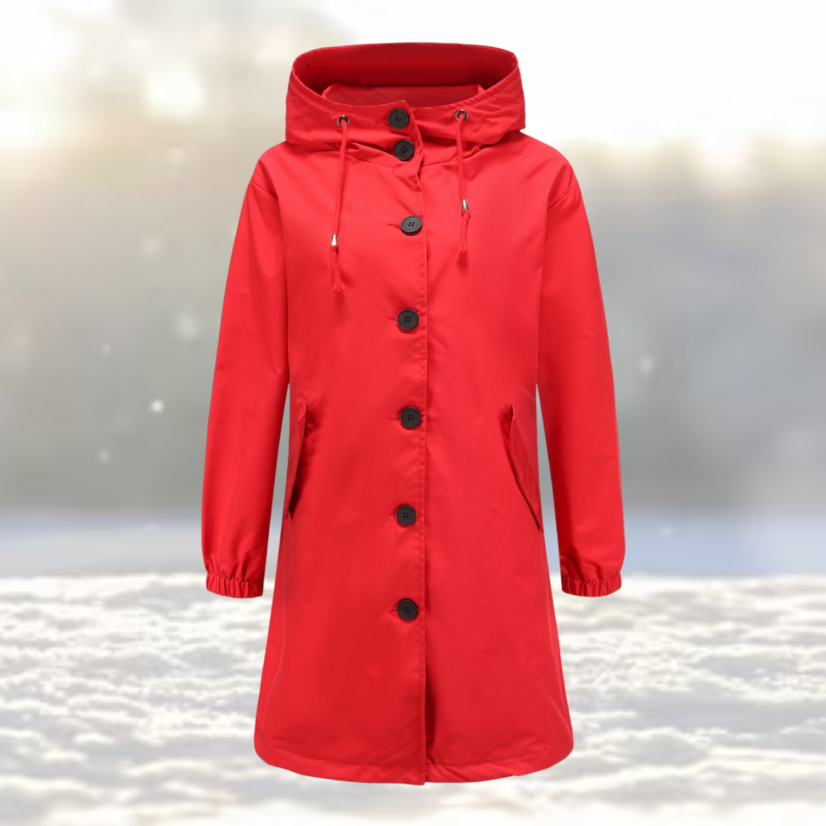 Mitzie - Trenchcoat met Capuchon