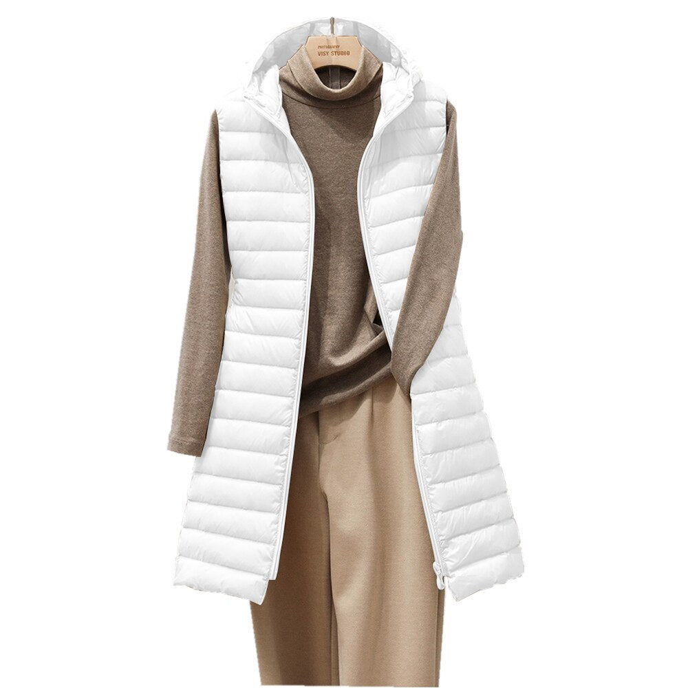 Yedda - Lang Gewatteerd Vest