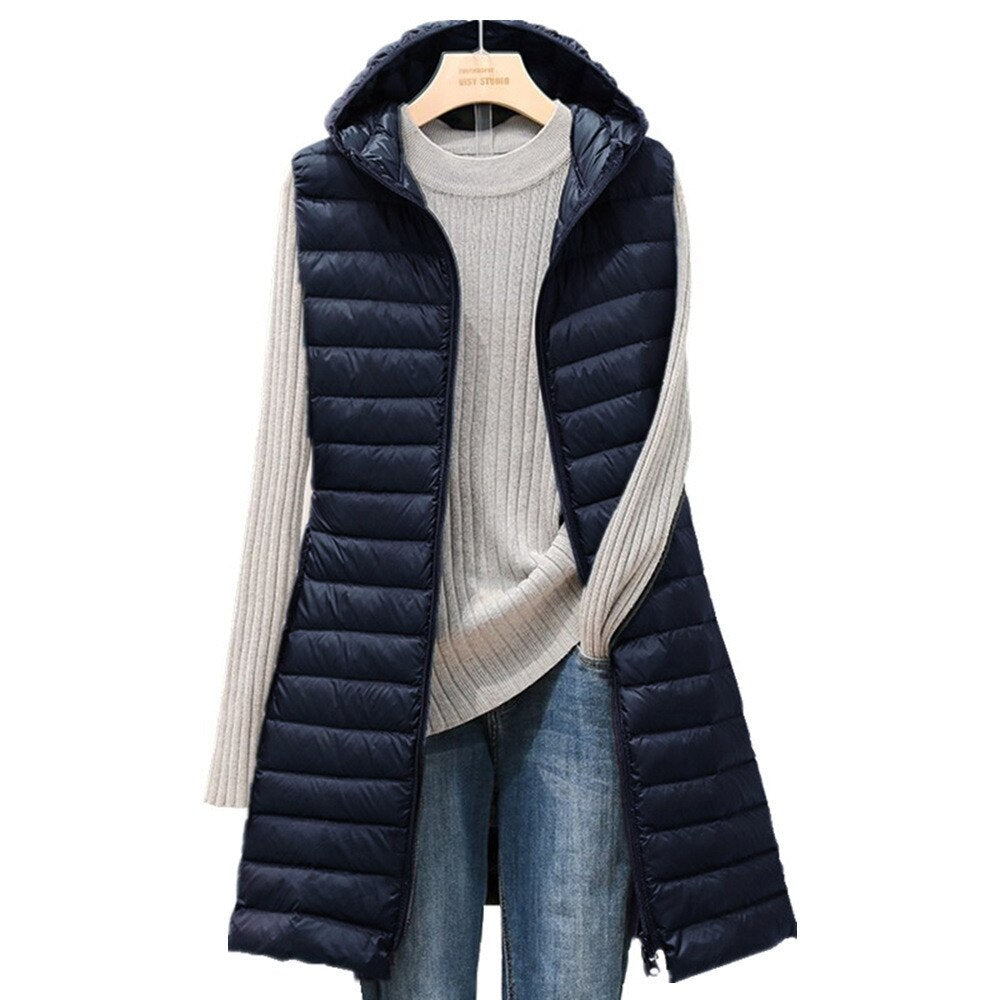 Yedda - Lang Gewatteerd Vest