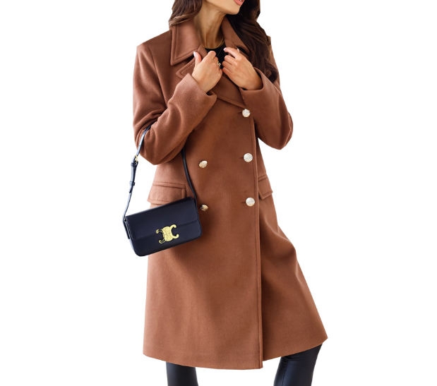 Isabella - Elegante wolmantel-look jas voor het najaar