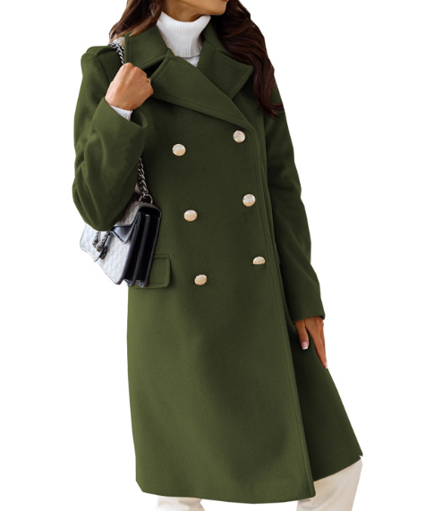 Generosa - Dames Lange Trenchcoat