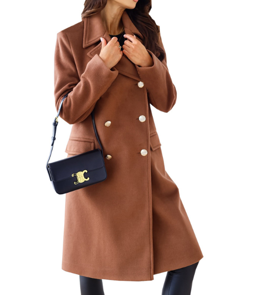 Generosa - Dames Lange Trenchcoat