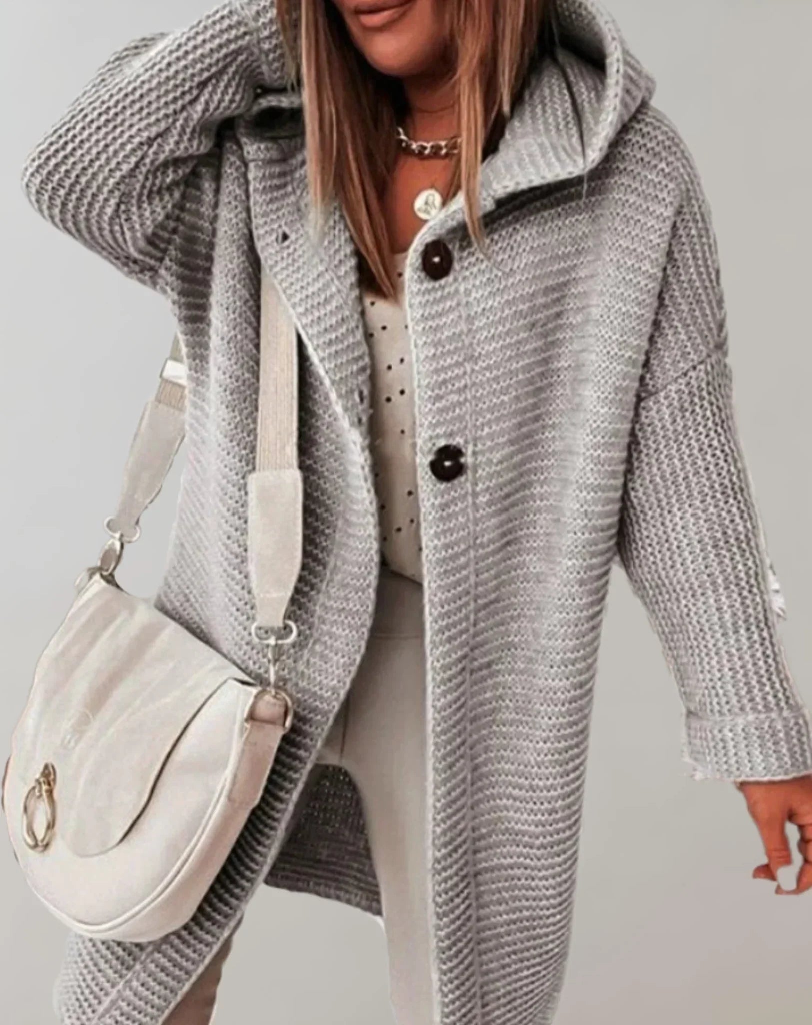 Ellie - Modieuze Lange Hoodiejas voor Vrouwen