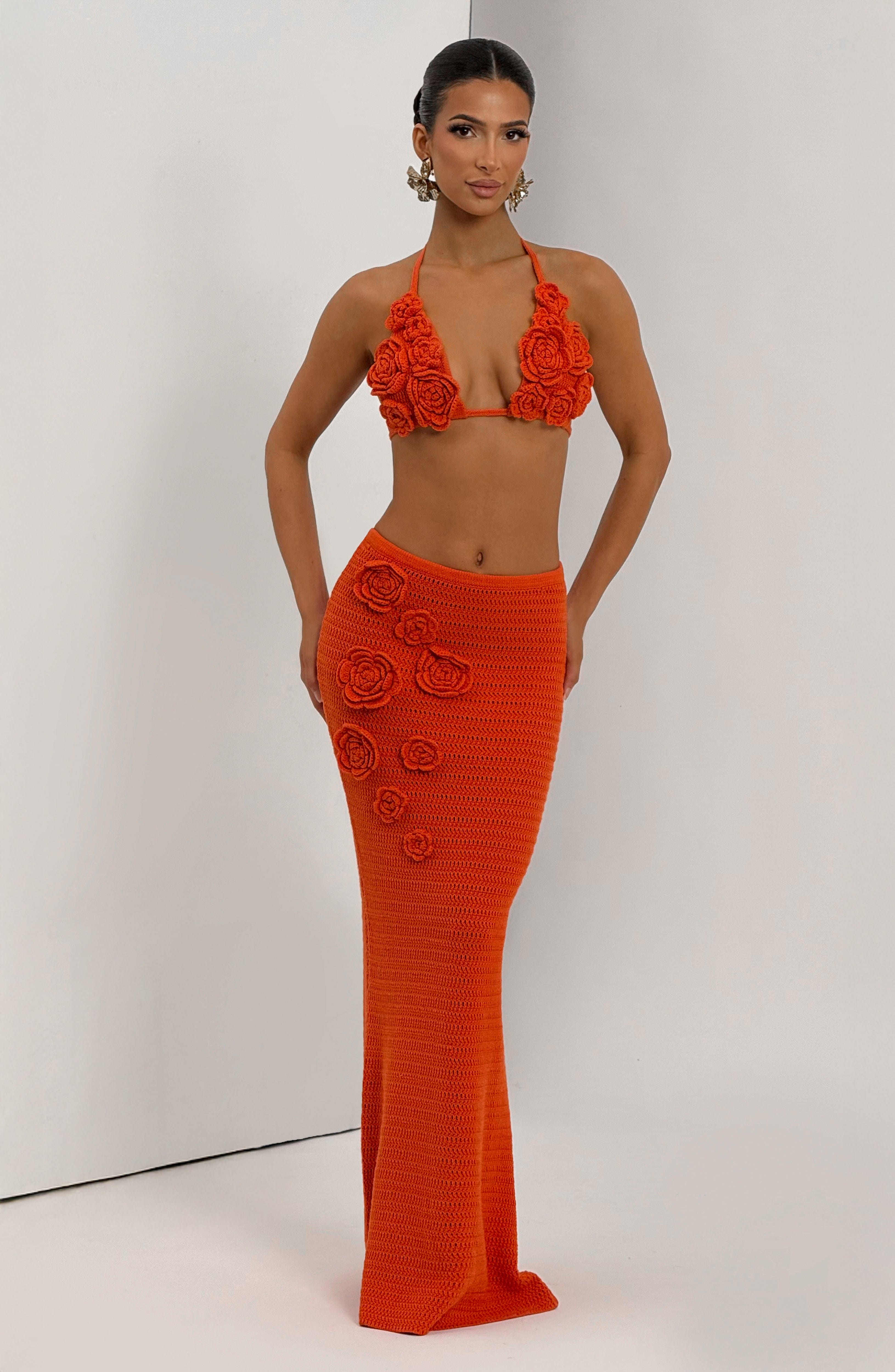 Nerida Maxi Skirt - Oranje