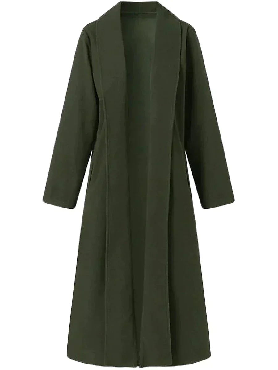 Merelyn - Dames Lange Trenchcoat